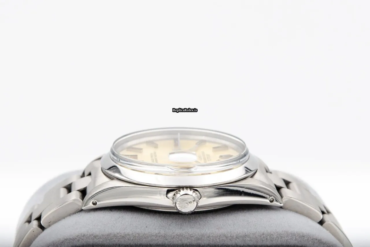 Unique Fake Rolex Oyster Perpetual Date 15000 Caliber 3035 Automatic Movement 34mm Steel Case Mens/unisex Watch - Image 4