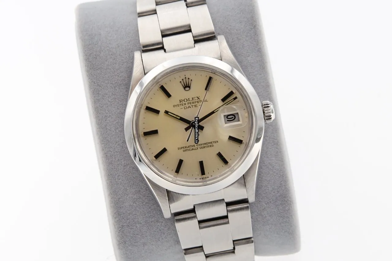 Unique Fake Rolex Oyster Perpetual Date 15000 Caliber 3035 Automatic Movement 34mm Steel Case Mens/unisex Watch - Image 8