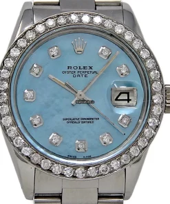 Unique Replica Rolex Oyster Perpetual Date 1501 Automatic Movement 34mm Steel Case Womens Watch