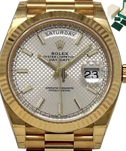 Swiss Replica Rolex Day-date 40 228238 Caliber 3255 Automatic Movement 40mm Yellow Gold Case Mens/unisex Watch