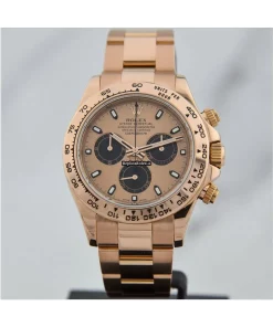 Perfect Replica Rolex Daytona 116505 Caliber 4130 Automatic Movement 40mm Rose Gold Case Mens/unisex Watch