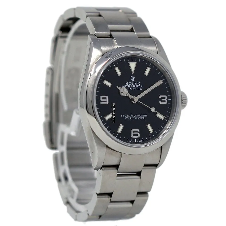 1:1 Knockoff Rolex Explorer 114270 Automatic Movement 36mm Steel Case Mens/unisex Watch - Image 5