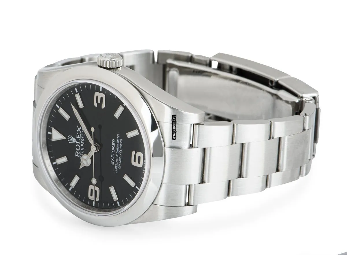 Superior Replica Rolex Explorer 214270 Caliber 3132 Automatic Movement 39mm Steel Case Mens/unisex Watch - Image 5