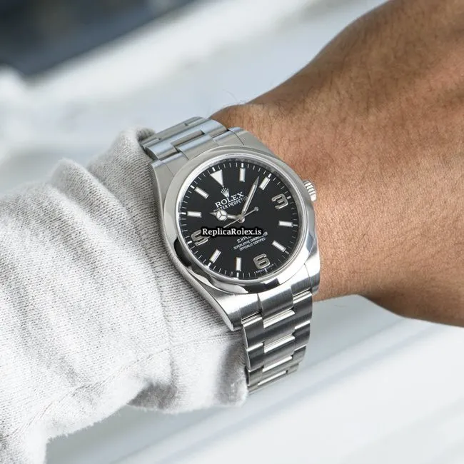 Superior Replica Rolex Explorer 214270 Caliber 3132 Automatic Movement 39mm Steel Case Mens/unisex Watch - Image 7