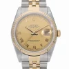 Awesome Fake Rolex Datejust 16233 Caliber 3135 Automatic Movement 36mm Gold/steel Case Watch