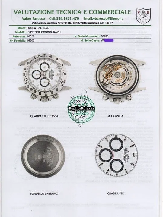 Durable Replica Rolex Daytona 16520 Automatic Movement 40mm Steel Case Watch - Image 5
