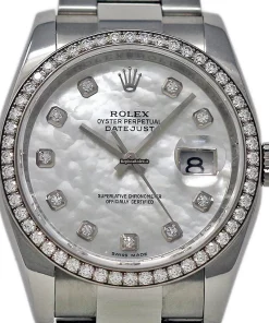 Stylish Fake Rolex Datejust 116244 Caliber 3135 Automatic Movement 36mm Steel Case Womens Watch