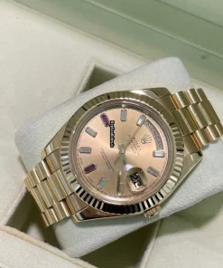 Best Replica Rolex Day-date II 218238 Caliber 3156 Automatic Movement 41mm Yellow Gold Case Mens/unisex Watch