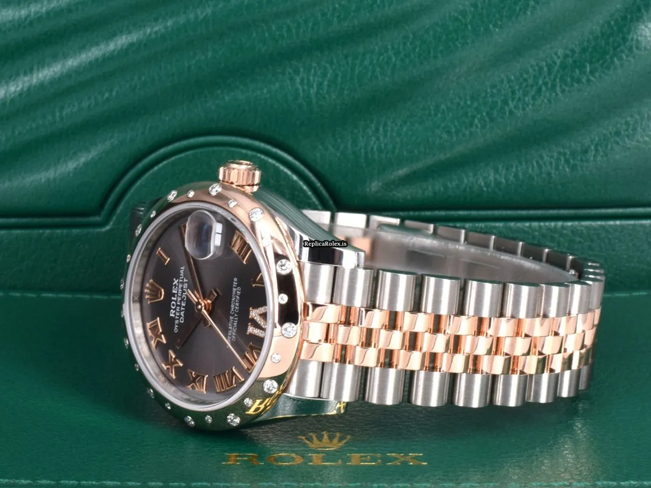 1:1 Fake Rolex Datejust 278341rbr Caliber 2236 Automatic Movement 31mm Gold/steel Case Womens Watch - Image 3