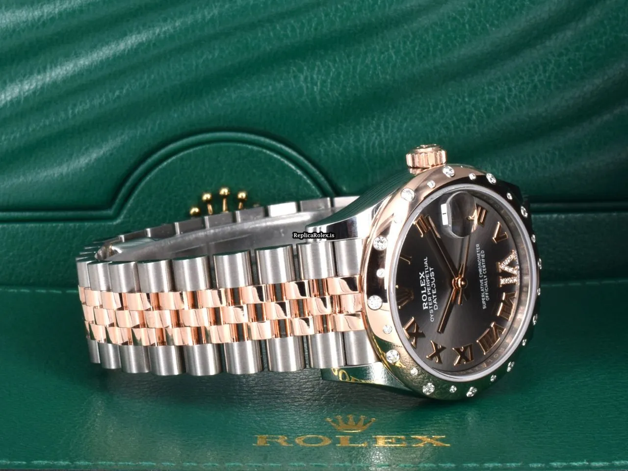 1:1 Fake Rolex Datejust 278341rbr Caliber 2236 Automatic Movement 31mm Gold/steel Case Womens Watch - Image 7