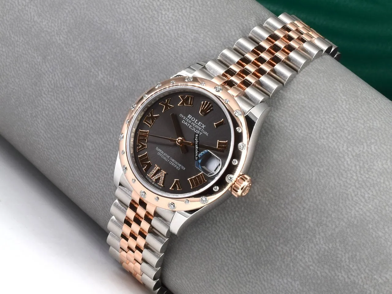 1:1 Fake Rolex Datejust 278341rbr Caliber 2236 Automatic Movement 31mm Gold/steel Case Womens Watch - Image 8