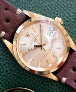 Great Fakes Rolex Oyster Perpetual Date 15008 Automatic Movement 34mm Yellow Gold Case Mens/unisex Watch