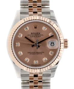 Awesome Replicas Rolex Datejust 278271 Caliber 2236 Automatic Movement 31x37mm Gold/steel Case Womens Watch