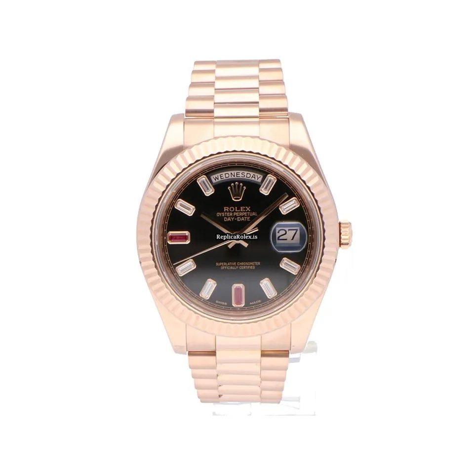 Special Replica Rolex Day-date II 218235 Automatic Movement 41mm Rose Gold Case Mens/unisex Watch