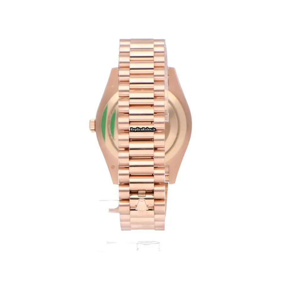 Special Replica Rolex Day-date II 218235 Automatic Movement 41mm Rose Gold Case Mens/unisex Watch - Image 5