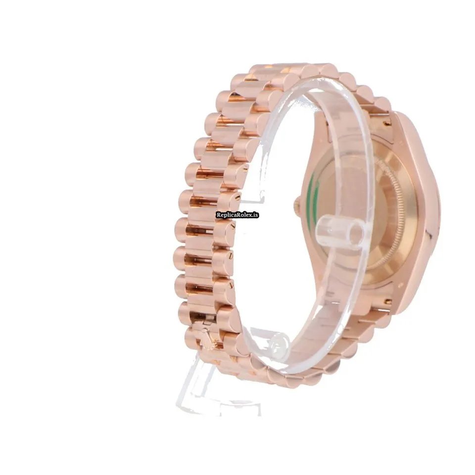 Special Replica Rolex Day-date II 218235 Automatic Movement 41mm Rose Gold Case Mens/unisex Watch - Image 6