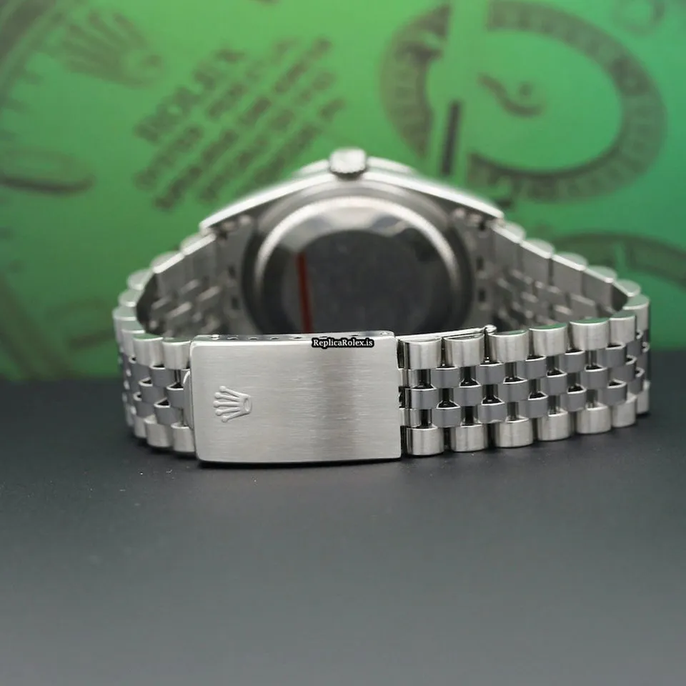 Inexpensive Fake Rolex Datejust 16220 Caliber 3135 Automatic Movement 36x44mm Steel Case Mens/unisex Watch - Image 12