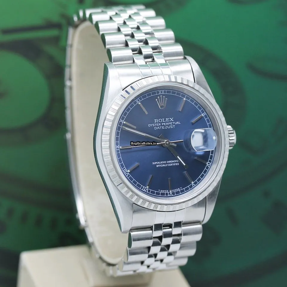 Inexpensive Fake Rolex Datejust 16220 Caliber 3135 Automatic Movement 36x44mm Steel Case Mens/unisex Watch - Image 6