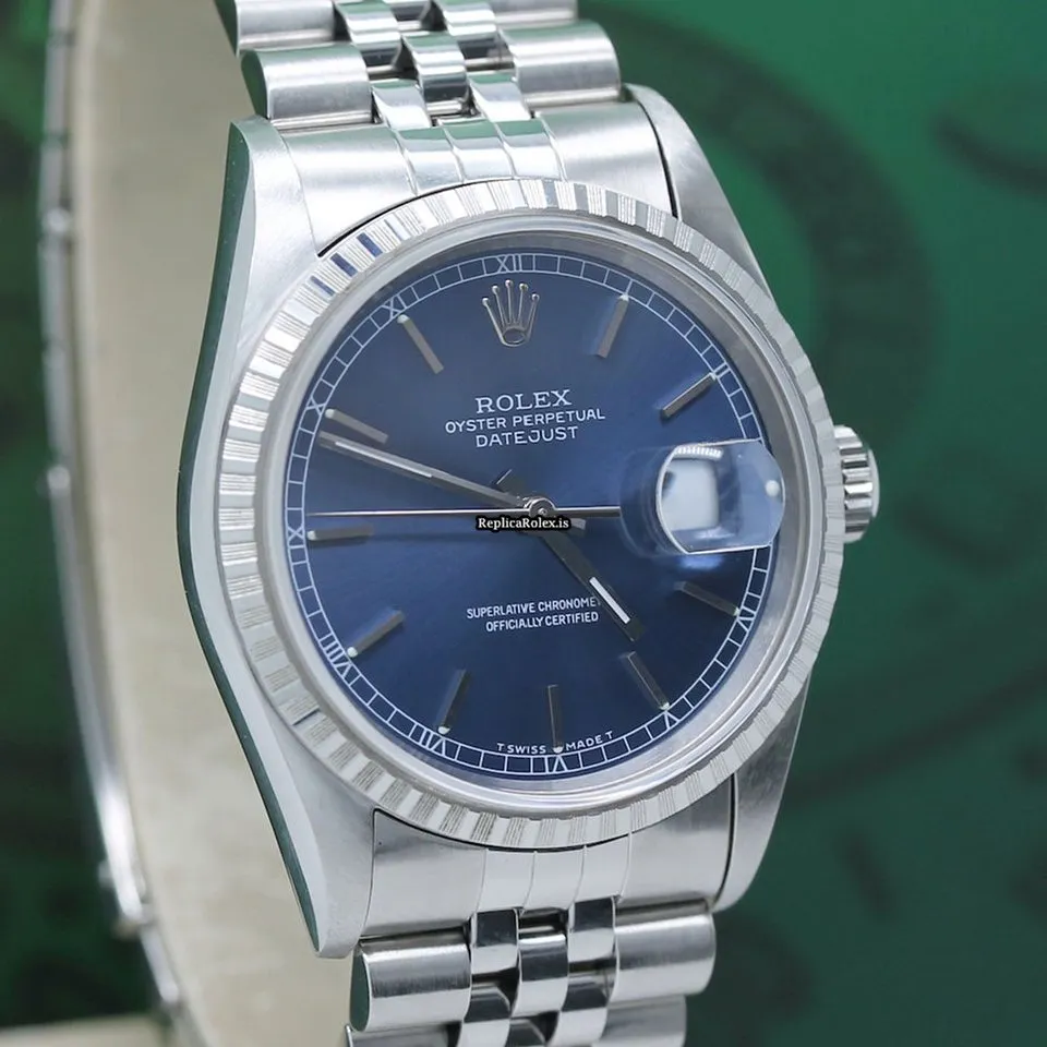 Inexpensive Fake Rolex Datejust 16220 Caliber 3135 Automatic Movement 36x44mm Steel Case Mens/unisex Watch - Image 7