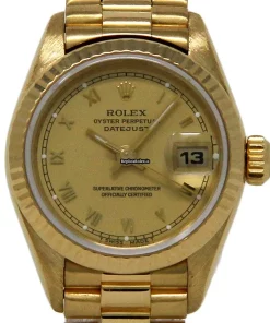 High-end Knockoff Rolex Lady-datejust 69178 Automatic Movement 26mm Yellow Gold Case Womens Watch