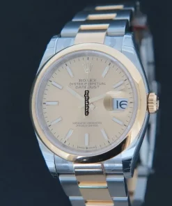 Pleasing Replica Rolex Datejust 126203 Automatic Movement 36mm Gold/steel Case Mens/unisex Watch