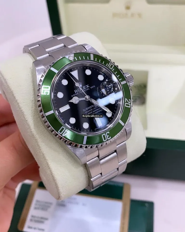 Amazing Fake Rolex Submariner Date 16610lv Caliber 3135 Automatic Movement 40mm Steel Case Mens/unisex Watch - Image 6