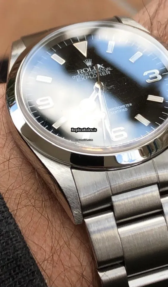 Marvellous Replica Rolex Explorer 14270 Caliber 3000 Automatic Movement 36x43mm Steel Case Mens/unisex Watch - Image 14