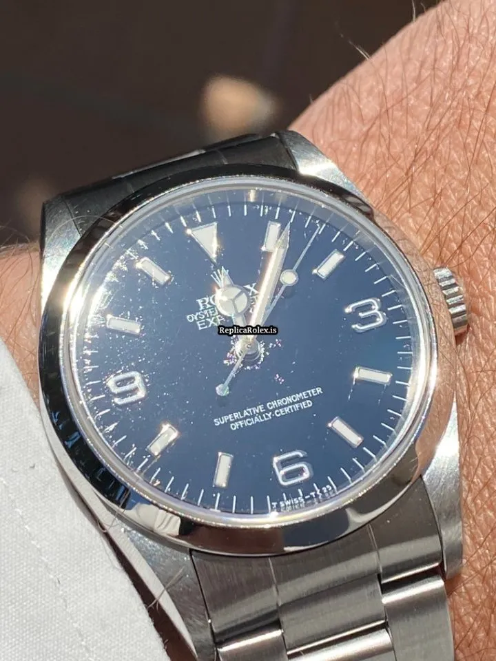 Marvellous Replica Rolex Explorer 14270 Caliber 3000 Automatic Movement 36x43mm Steel Case Mens/unisex Watch - Image 16