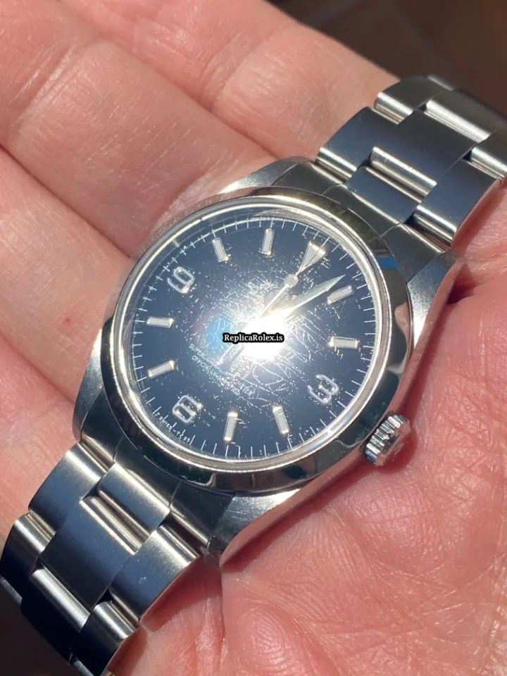 Marvellous Replica Rolex Explorer 14270 Caliber 3000 Automatic Movement 36x43mm Steel Case Mens/unisex Watch - Image 3