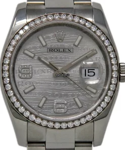 Beautiful Replica Rolex Datejust 116244 Caliber 3135 Automatic Movement 36mm Steel Case Womens Watch