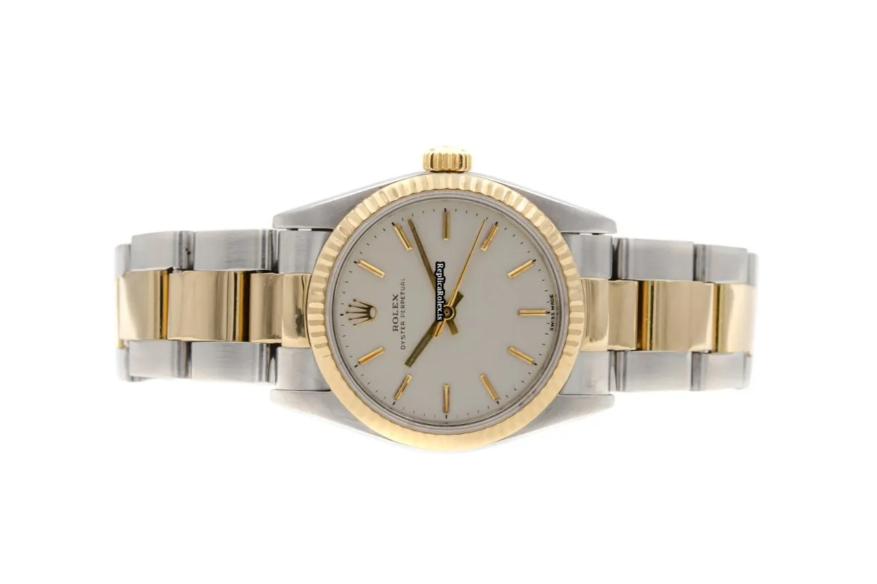Wholesale Replica Rolex Oyster Perpetual 31 67513 Caliber 2130 Automatic Movement 31mm Gold/steel Case Mens/unisex Watch - Image 2