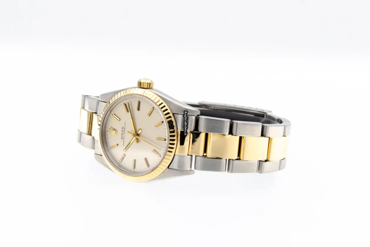 Wholesale Replica Rolex Oyster Perpetual 31 67513 Caliber 2130 Automatic Movement 31mm Gold/steel Case Mens/unisex Watch - Image 5