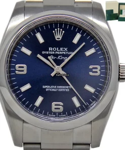 1:1 Replica Rolex Air King 114200 Caliber 3130 Automatic Movement 34mm Steel Case Mens/unisex Watch