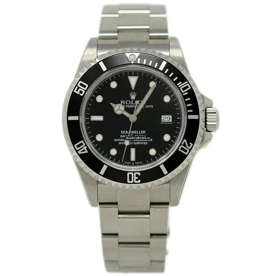 Marvellous Replica Rolex Sea-dweller 4000 16600 Caliber 3135 Automatic Movement 40mm Steel Case Mens/unisex Watch - Image 2