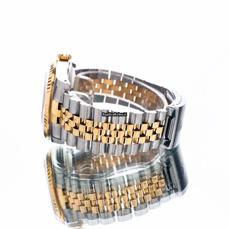 1:1 Replica Rolex Datejust 16233 Automatic Movement 36mm Gold/steel Case Mens/unisex Watch - Image 3