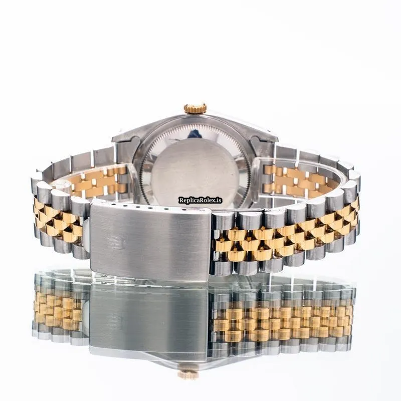 1:1 Replica Rolex Datejust 16233 Automatic Movement 36mm Gold/steel Case Mens/unisex Watch - Image 4