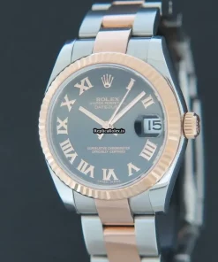Beautiful Fake Rolex Lady-datejust 178271 Automatic Movement 31mm Gold/steel Case Mens/unisex Watch