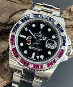 Lovely Replica Rolex Gmt-master II 116710ln Automatic Movement 40mm Steel Case Watch