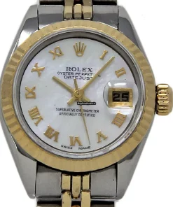 Durable Fake Rolex Oyster Perpetual Lady Date 6919 Automatic Movement 26mm Steel Case Womens Watch