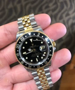 Amazing Replica Rolex Gmt-master II 16713 Caliber 3185 Automatic Movement 40mm Gold/steel Case Mens/unisex Watch