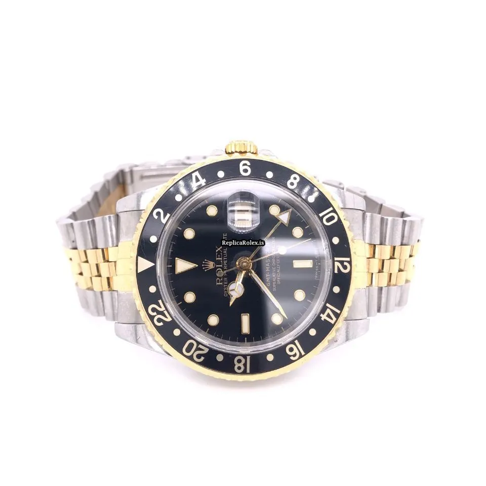 Amazing Replica Rolex Gmt-master II 16713 Caliber 3185 Automatic Movement 40mm Gold/steel Case Mens/unisex Watch - Image 2