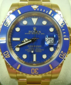Stylish Copy Rolex Submariner Date 116618lb Automatic Movement 40mm Yellow Gold Case Mens/unisex Watch