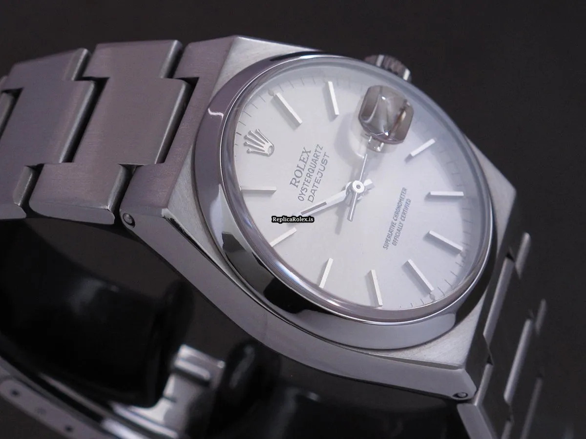 Great Fakes Rolex Datejust Oysterquartz 17000 Caliber 5035 Quartz Movement 36x42mm Steel Case Mens/unisex Watch - Image 11