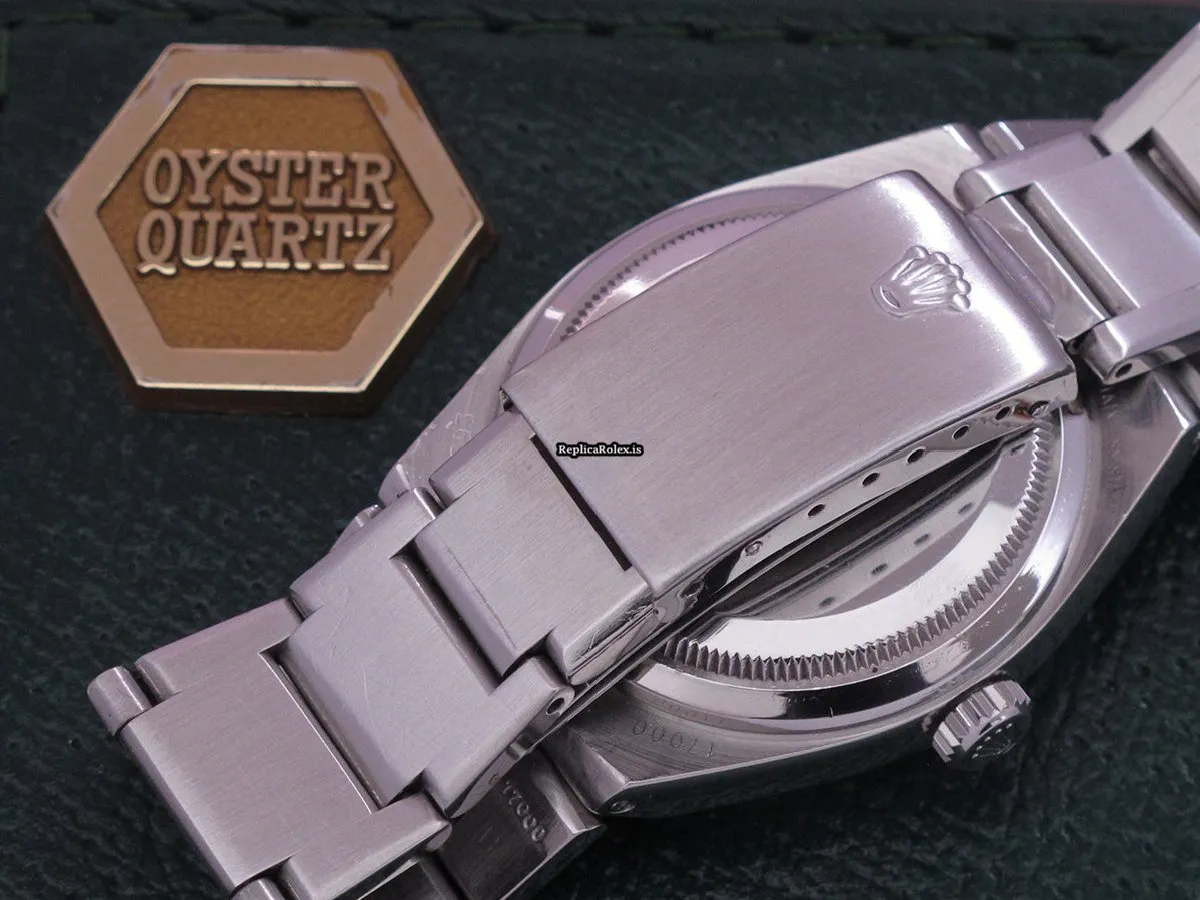 Great Fakes Rolex Datejust Oysterquartz 17000 Caliber 5035 Quartz Movement 36x42mm Steel Case Mens/unisex Watch - Image 4