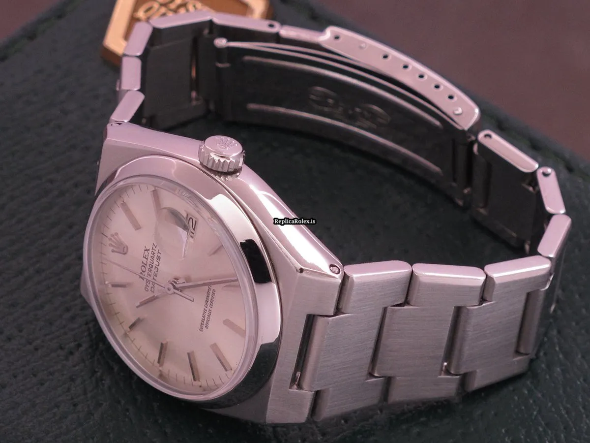 Great Fakes Rolex Datejust Oysterquartz 17000 Caliber 5035 Quartz Movement 36x42mm Steel Case Mens/unisex Watch - Image 6