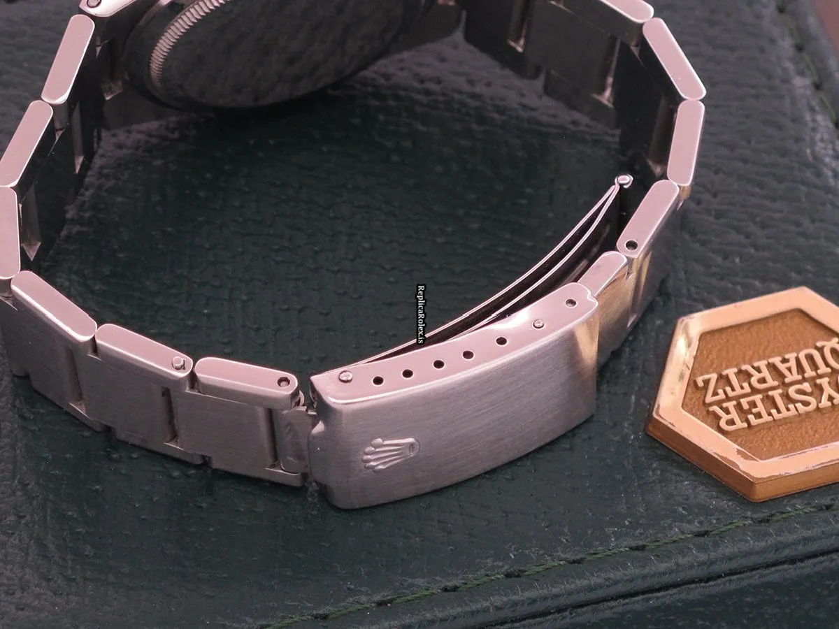 Great Fakes Rolex Datejust Oysterquartz 17000 Caliber 5035 Quartz Movement 36x42mm Steel Case Mens/unisex Watch - Image 8