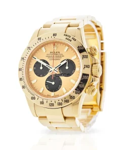 Inexpensive Fake Rolex Daytona 116528 Caliber 4130 Automatic Movement 40mm Yellow Gold Case Mens/unisex Watch