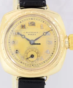 Trustworthy Imitation Rolex Oyster Perpetual 1336 Kaliber Manual Winding Movement 26mm Yellow Gold Case Womens Watch