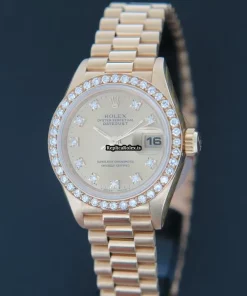 Great Replica Rolex Lady-datejust 69138 Automatic Movement 26mm Yellow Gold Case Mens/unisex Watch