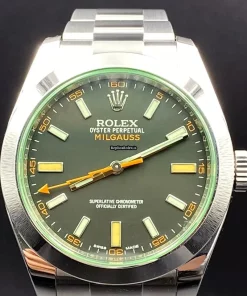 Quality Fakes Rolex Milgauss 116400gv Caliber 3131 Automatic Movement 40mm Steel Case Mens/unisex Watch